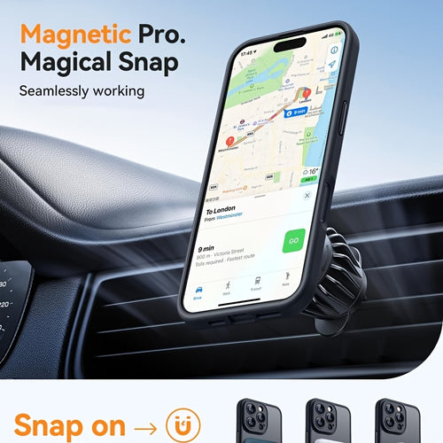 Magnetic Matte Armor Case