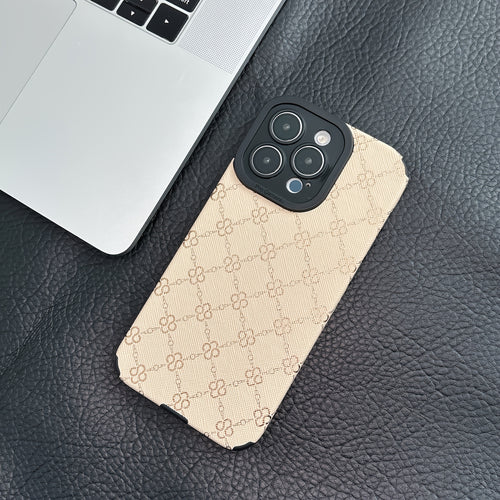 Vintage Gold Checkered Case